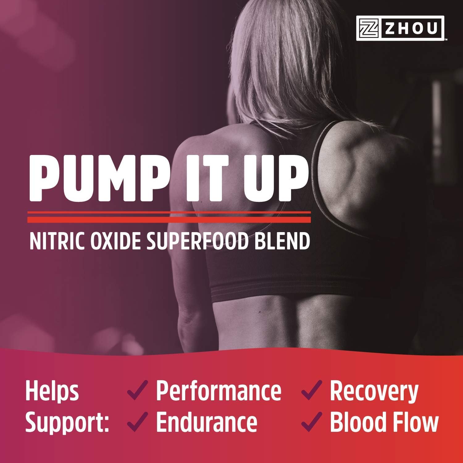 Zhou Beet Complete | Nitric Oxide Superfood Powder | Preworkout Formulated to Boost Performance & Heart Health | Black Cherry Flavor | 9.24 oz: Health & Personal Care