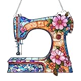 Book Ornament Stained Glass Window Hanging