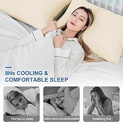 HOMFINE Cooling Pillow Cases Body Size - Double
