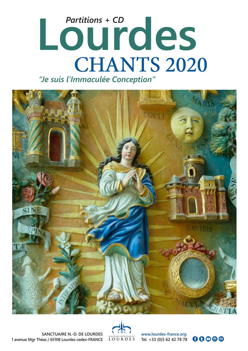 Lourdes Chants 2020 Je Suis L Immaculee Conception Lecot Jean Paul 9782364990807 Amazon Com Books
