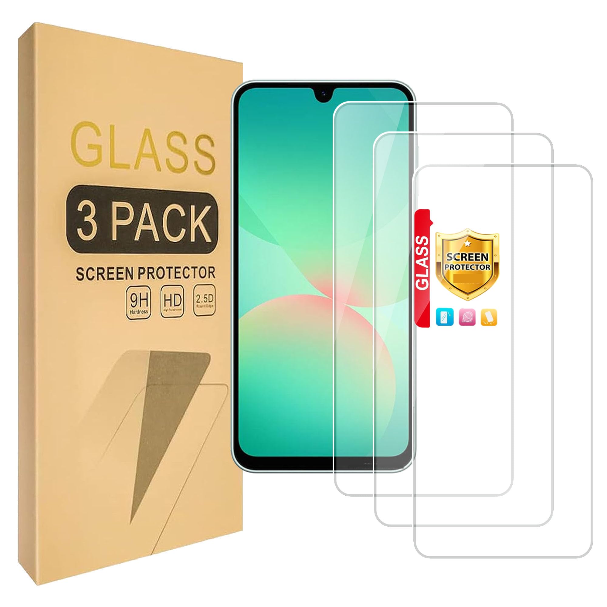 Lucyliy (3 Pack) Compatible with Samsung Galaxy A26