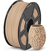 SUNLU Real Wood Fiber PLA Filament, Neatly Wound 1.75mm PLA for FDM 3D Printers, 1kg Spool (2.2lbs), Woody Scent