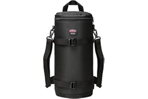 BPAULL Lens Pouch For DSLR Camera Lens Fits for Canon, Nikon, Pentax, Sony, Olympus, Panasonic, and other Lens