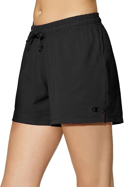 champion women's heathered jersey short