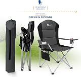 SUNMER Padded Camping Chairs Set of 2 Deluxe Folding Chairs with Cup Holder view 4