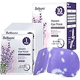 BeHoomi Steam Eye Mask, 10 Packs Lavender Heated Eye Mask, Self Heating Disposable SPA Warm Compress for Eyes Sleep Mask, Soo