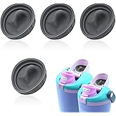 4pcs Replacement Stopper Compatible with Owala FreeSip Sway 30oz 40oz, Silicone Seal Bottle Cap Mouth Stopper for Owala FreeSip Tumbler 40oz Water Bottle Top Lid Gasket Plug Accessories BPA-Free(Gray)
