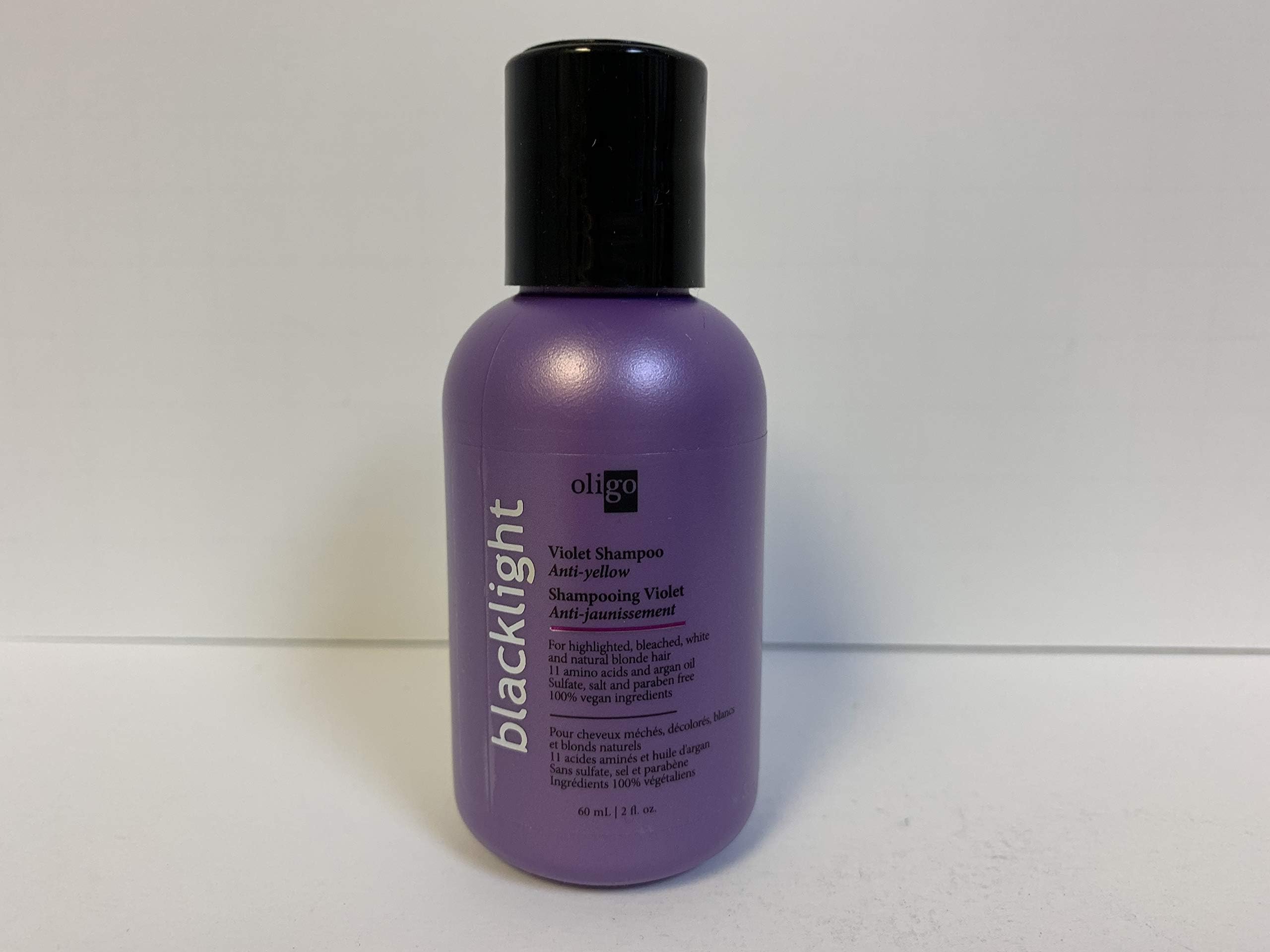Oligo Blacklight Violet Shampoo Anti Yellow For Blonde Hair - 2oz TRAVEL SIZE