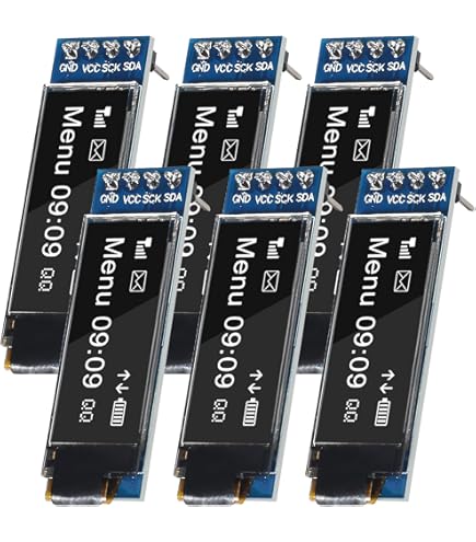 APKLVSR OLED Display 0,91 Inch | I2C 128x32 | Voor Arduino, Raspberry Pi