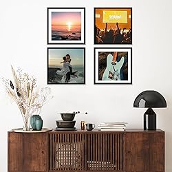 JCJMY 6 Pack 12.5x12.5 Record Frame with 10x10 Mat