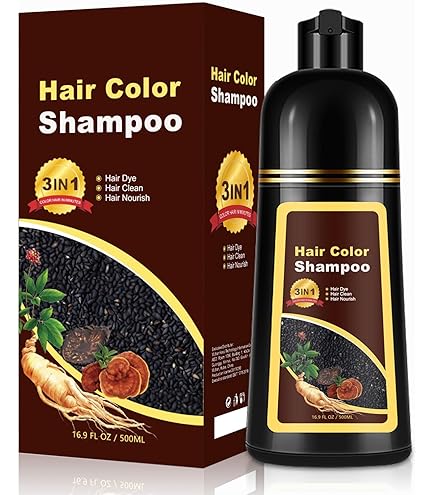 Amazon.com : Blonde Brown Hair Dye Shampoo 3 in 1, Long-lasting