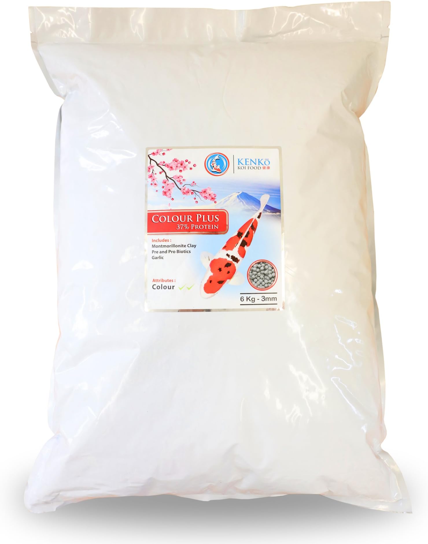 Queni Koi - Colour Enhancer 3mm (6 kg) - Koi Food
