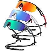 Vcarsian Kids Sunglasses Youth Baseball Sun Glasses Polarized Sports TR90 Lightweight Cycling Shades Frame Boys Girls
