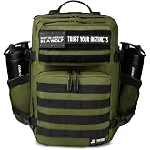 WOLFpak 25L Athletic Gym Backpack - Durable 1000D Waterproof Oxford Material with MOLLE Webbing, Laptop Pocket