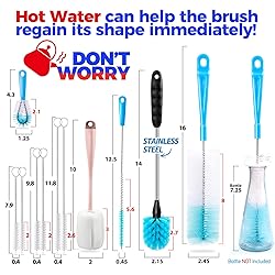 Holikme Bottle Brush Tube Cleaning Lab Set with