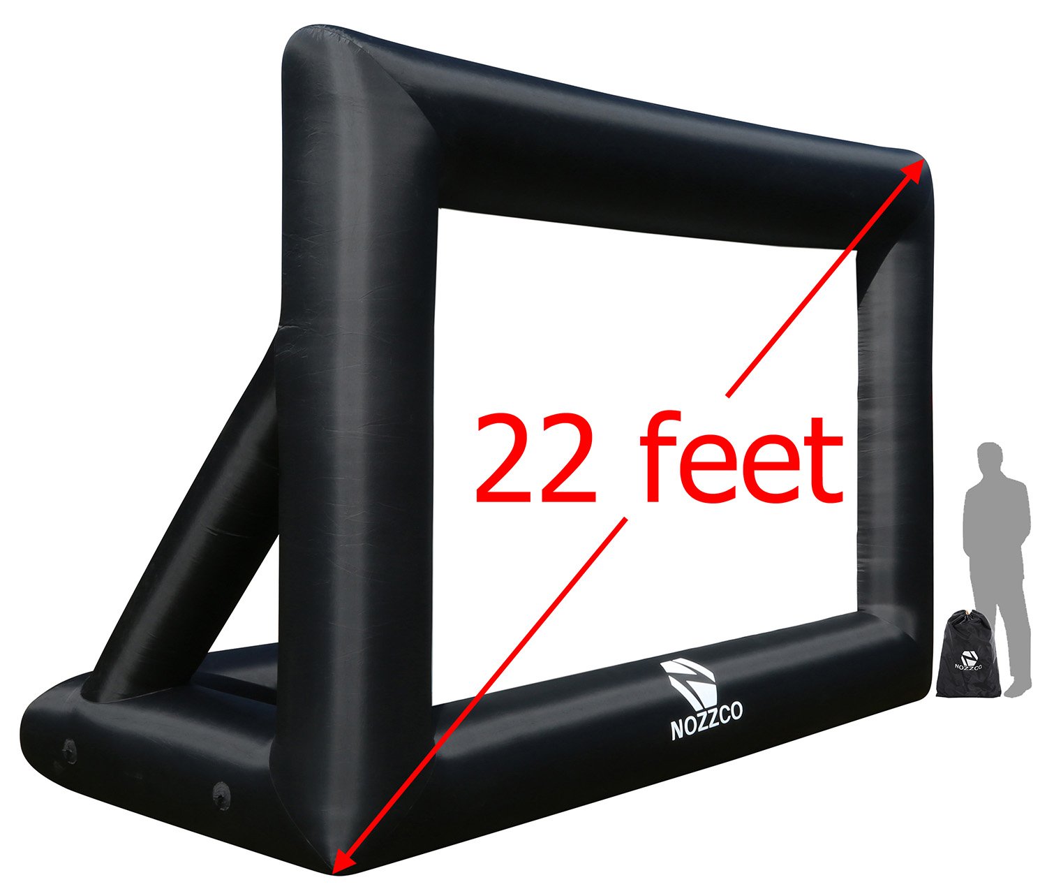 22ft Inflatable Movie Screen with Printable Party Theme