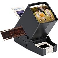 35mm Slide Viewer, Film Negative and Slide Viewer with 3X Magnification and LED Lighted Illuminated Viewing, USB Powered