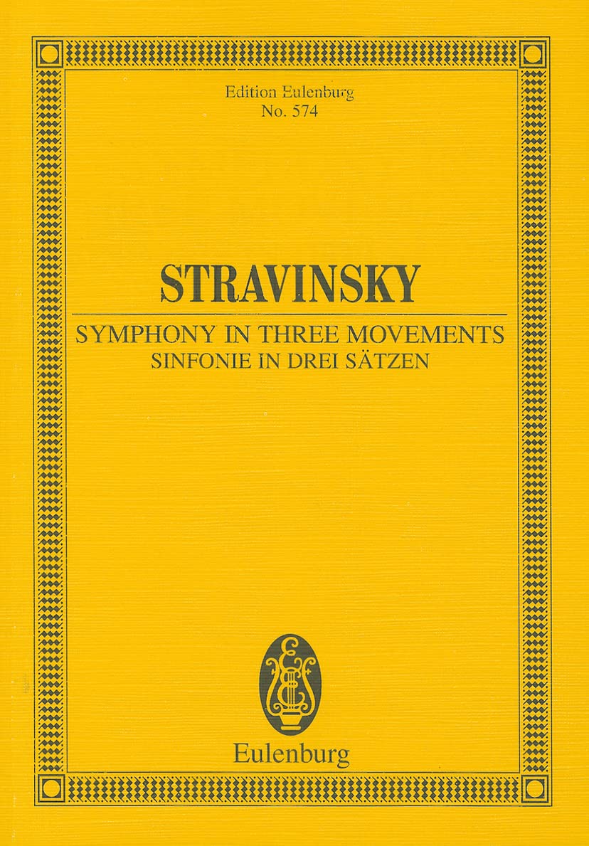 Symphony in Three Movements. Miniature score