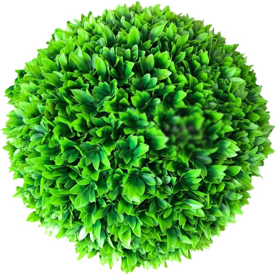 LXTIN La Mejor Bola de césped Artificial, protección UV, Hoja Larga