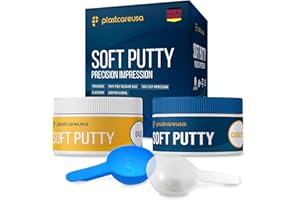 PlastCare USA Dental Putty Regular Set - Premium Alginate Alternative for Precision Impressions, Regular Setting, High Elasticity, Non-Slump Formula