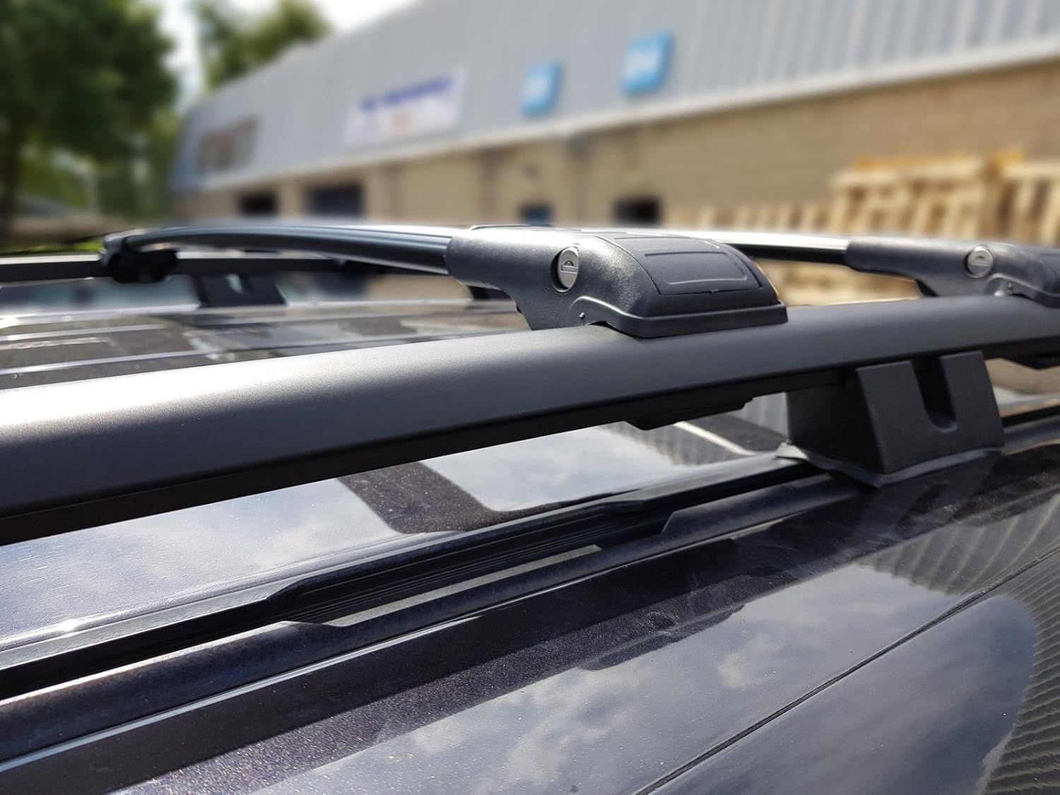 Amazon.com: Toyota Land Cruiser 150 Prado Lockable Black Cross Bar Roof Bar  Rack 2009 Onward 165 Lbs Loading Capacity: Automotive