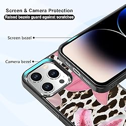 MMYAJT Leopard Print Phone Case Fit for iPhone 14