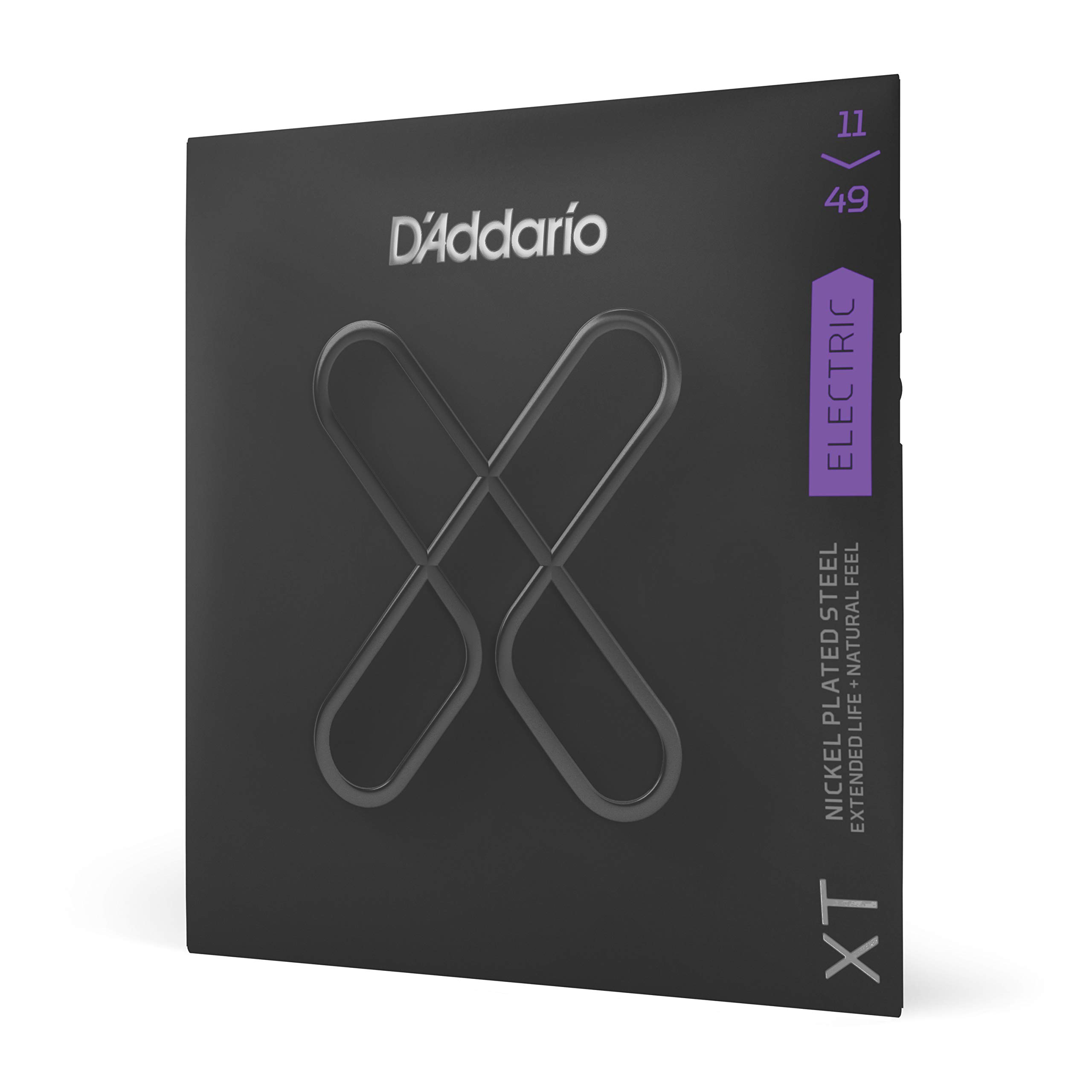 D'Addario Guitar Strings - XT Nickel Coated Electric Guitar Strings - XTE1149 - Extended String Life with Natural Tone & Feel - For 6 String Guitars - 11-49 Medium
