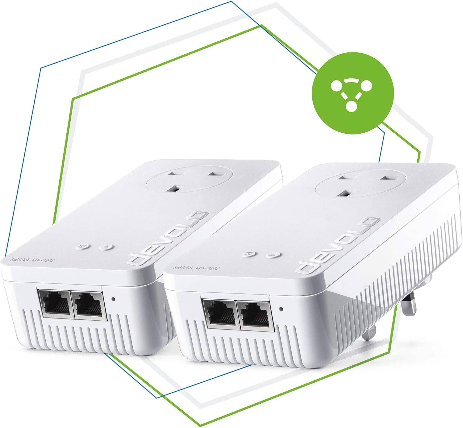 devolo Mesh WiFi 2 Starter Kit 2x adapters for mesh WiFi coverage