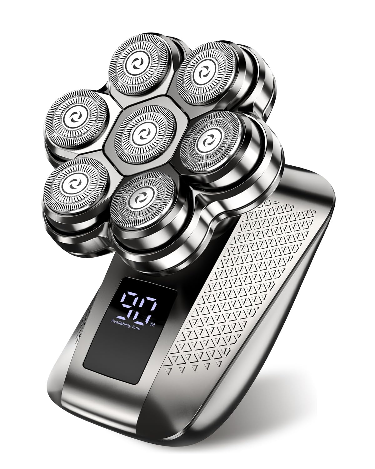 Photo 1 of TEPOTZ 7D Electric Head Shavers for Bald Men, 5-in-1 Pro Grooming Kit, Electric Razor for Men, IPX7 Waterproof Wet/Dry Use, Head Shaver, Type-C Charge, Travel-Ready/LED Display, Gift-Grade Kit