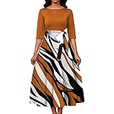 IbuduSexy Church Dresses for Women 2026 Boho Maxi Dress African