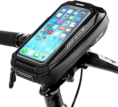 Amazon Cheftick 自転車 スマホホルダー ロードバイク 収納可能 防水 防塵 強力固定 6 5インチ対応 ロードバイク スタンド 日本語説明書付き Cheftick アクセサリーホルダー