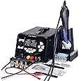YIHUA 853D 5A-II 3 in 1 Hot Air Rework Soldering Iron Station and DC Power Supply 30V 5A -°F /°C Multiple Functions
