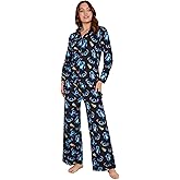 Disney Stitch 2 Pc Pajamas Set for Women, Teens, Soft Top, PJ Pants with Pockets, Lounge Set Sleepwear, for Women