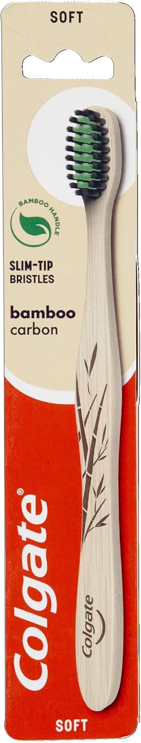 Colgate Bamboo Carbon Toothbrush, Soft