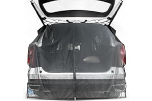 Qacoczme SUV Car Camping Sunshade,Car Tailgate Tent,Car Tailgate Mosquito Screen,Magnetic Car Camping Accessories(68 "x59)