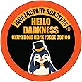 Java Factory Dark Roast Coffee Pods, Hello Darkness, 40 Count - Compatible with Keurig K Cup Brewers, Bold and Intense Coffee Flavor for Coffee Aficionados
