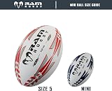 Ram Rugby Mini Rugby Ball Size 1 Air Filled or Softee Red or Blue view 6