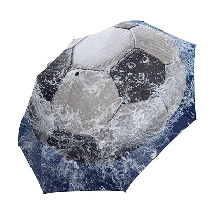 XiangHeFu - Balón de fútbol con Paraguas y Gotas de Agua, Cierre ...