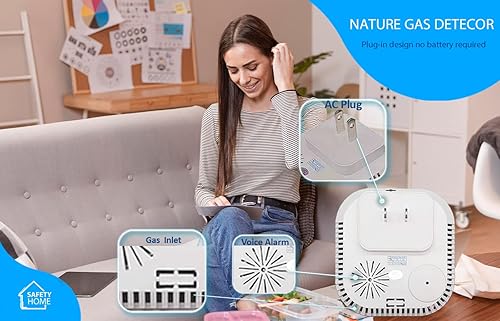 Natural Gas Leak Alarm Detection High Sensitivity LPG LNG Coal Natural Gas Leak Detection Alarm Monitor Sensor For Home