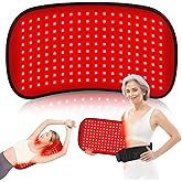 Red-Light-Therapy-for-Body,2026 Upgraded-4 Modes 5 Stage Power Medical-Grade TPU Mat for Body Pain Relief,25"x13"Dual Wavelength Infrared Red Light Blanket LEDs