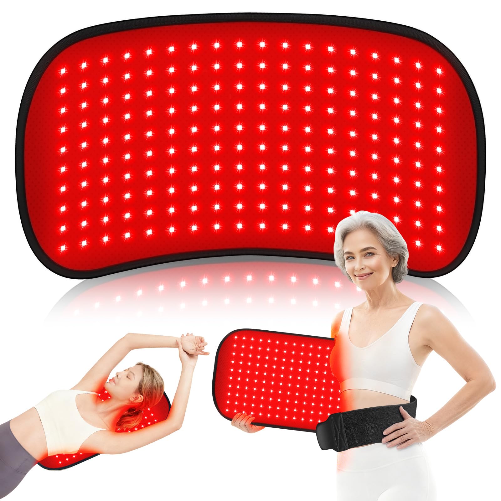 Photo 1 of Red-Light-Therapy-for-Body,2026 Upgraded-4 Modes 5 Stage Power Medical-Grade TPU Mat for Body Pain Relief,25"x13"Dual Wavelength Infrared Red Light Blanket LEDs