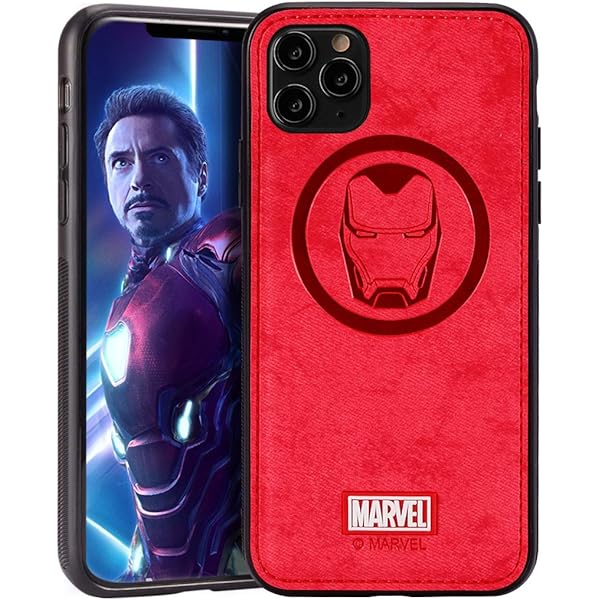 Amazon Com Narym Case With Avengers Character Compatible With Iphone 12 And Iphone 12 Pro 6 1 Inch Iron Man Red Cell Phones Accessories