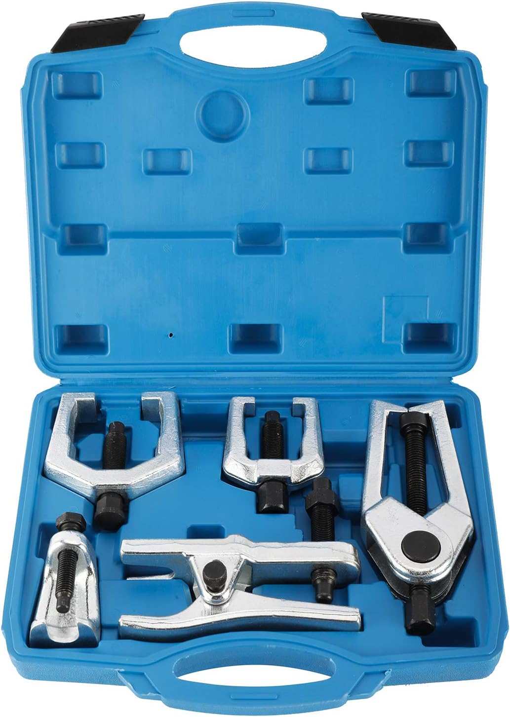 FreeTec 6pc Front End Service Tool Kit Ball Joint Separator Pitman Arm Tie Rod Puller, Blue