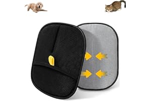 Pure Path Pet Hair Remover Glove, Purepath Pet Hair Remover Glove, Washable Reusable Electrostatic Cat Gloves (Generic, count