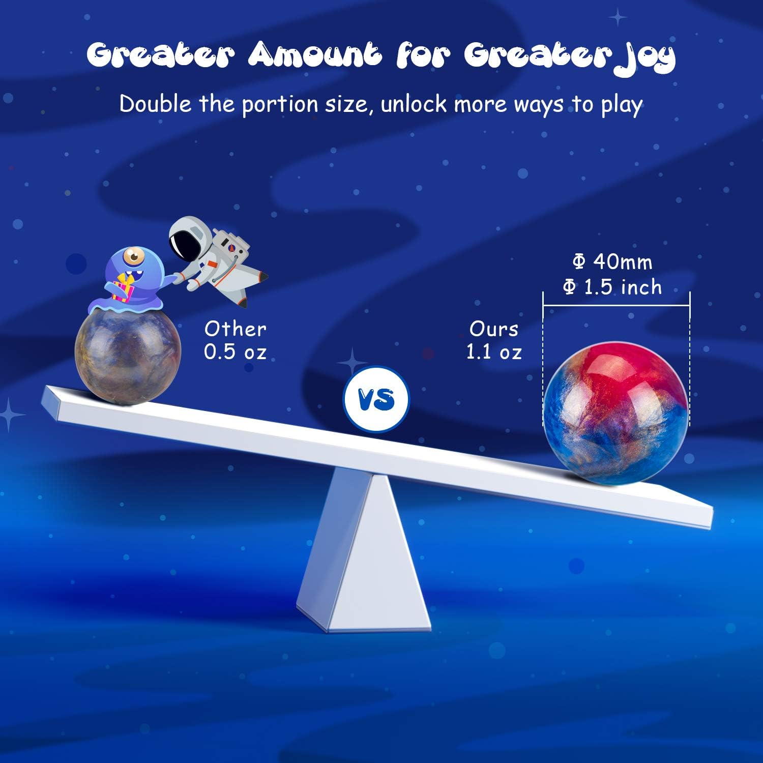 Joyjoz Kids Party Favors Slime, 24 Pack Galaxy Slime Ball Kits with Crystal Slime, Party Favors for Kids, Unicorn Party Slime, Fluffy & Stretchy, Non-Sticky, Stress Relief, Super Soft for Girls & Boys: Toys & Games