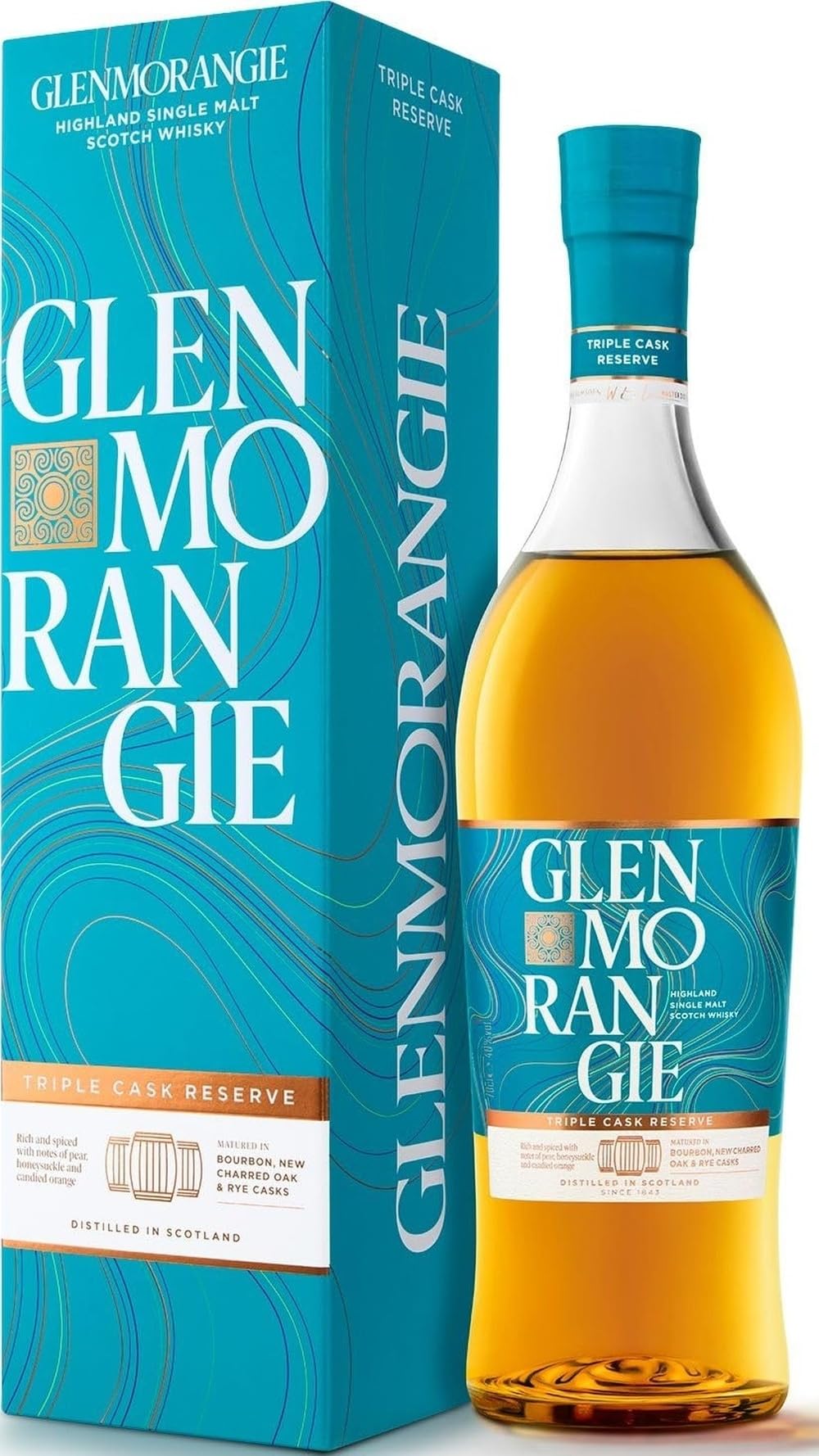 Glenmorangie Triple Cask Reserve Whisky, 70cl, in Geschenkbox