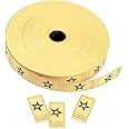 Fun Express Yellow Star Single Roll Tickets (2000 Tickets per roll) Party Supplies – Carnival, Church or School Events, Raffle or Giveaways, Numbered Tickets - VBS Vacation Bible School Supplies/Decor