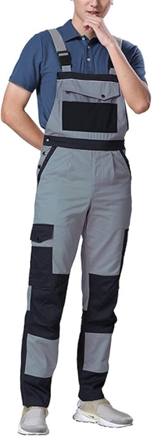ZumZup Bib and Brace Overalls Mens Bid Overall Trouser Work Trousers