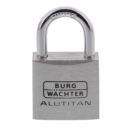 Burg-Wächter Vorhängeschloss, 2er-Set, 5 mm Bügelstärke, 4 Schlüssel, Duo 770 30 SB