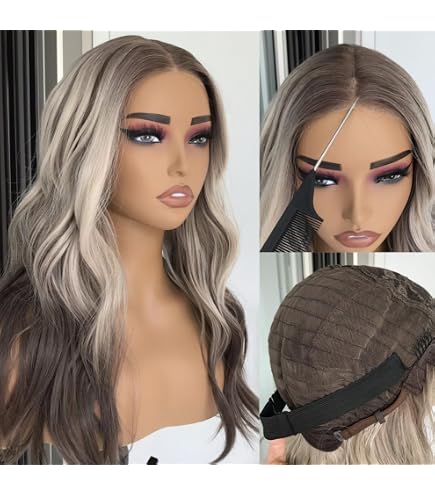 Amazon.com : mytonecoo Chocolate Brown Synthetic Lace Front  display picture 3